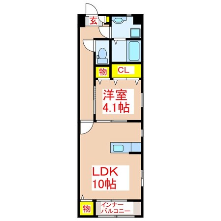 エレシア姶良の物件間取画像